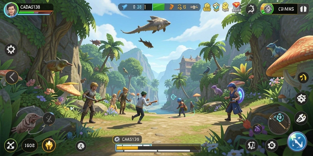 Gameplay interaktif dan menarik dari CADAS138 yang menampilkan simulasi kehidupan.