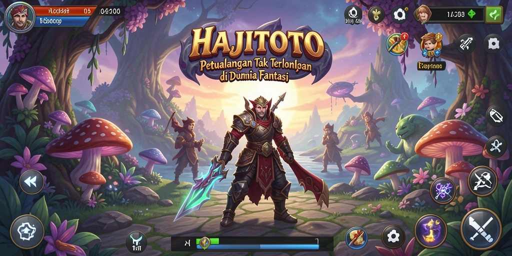Screenshot gameplay HAJITOTO yang menunjukkan aksi petualangan seru.