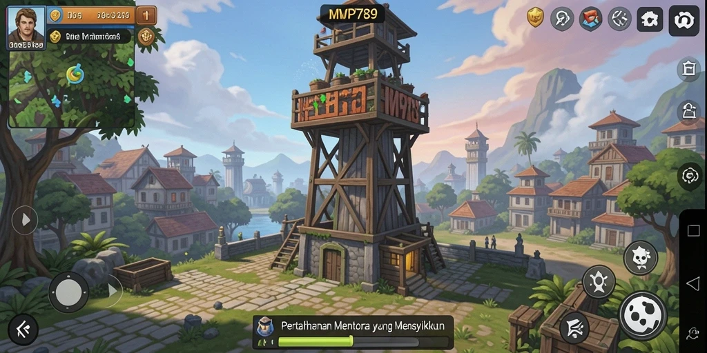 Tampilan permainan Tower Defense yang menarik dan penuh aksi.