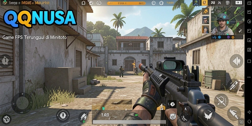 Gameplay intens QQNUSA yang penuh aksi dan strategi.