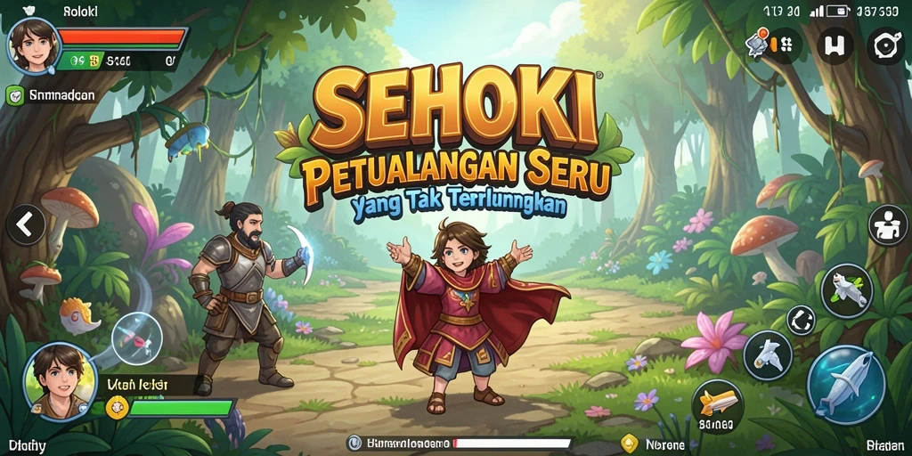 Menampilkan gameplay menarik dalam dunia petualangan SEHOKI.