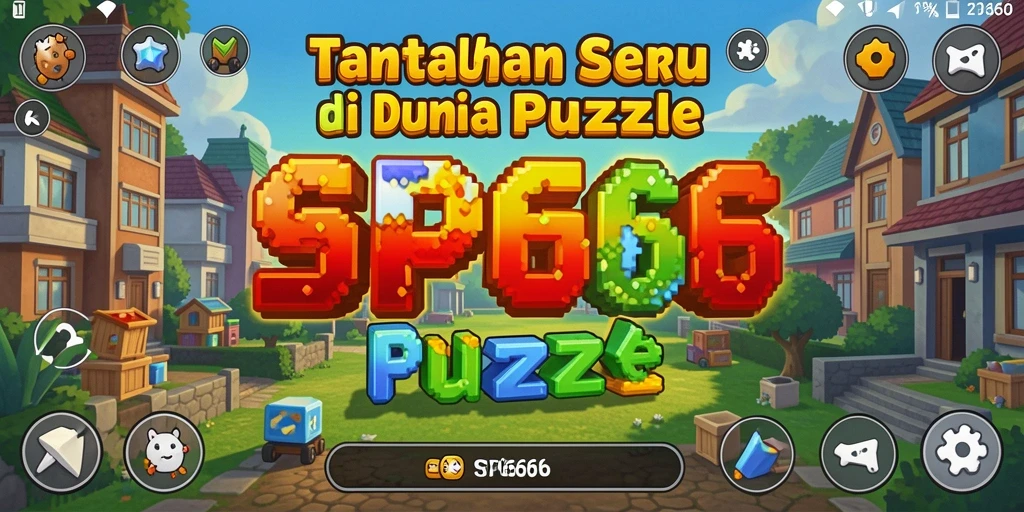 Gameplay SP666 yang seru dan menantang teka-teki.