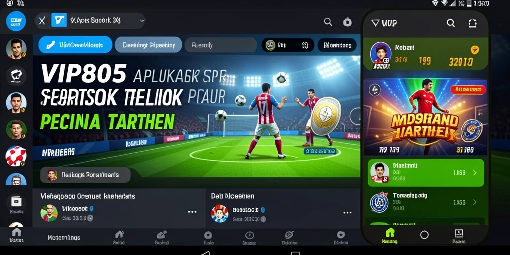 Tampilan gameplay Sportsbook VIP805 yang menarik dan interaktif.